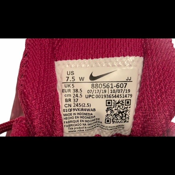 Nike Air Zoom Pegasus 34 Running Shoe Sz 7.5 Wide - Picture 9 of 9